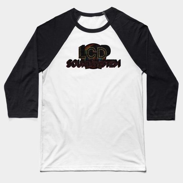 LCD Soundsystem #4 designn Baseball T-Shirt by Yakinlah Artisan Designs